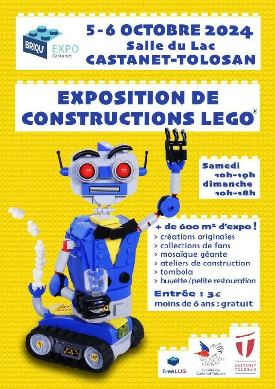 Briqu'Expo Lego des 5 et 6 Octobre 2024 à Castanet-Tolosan