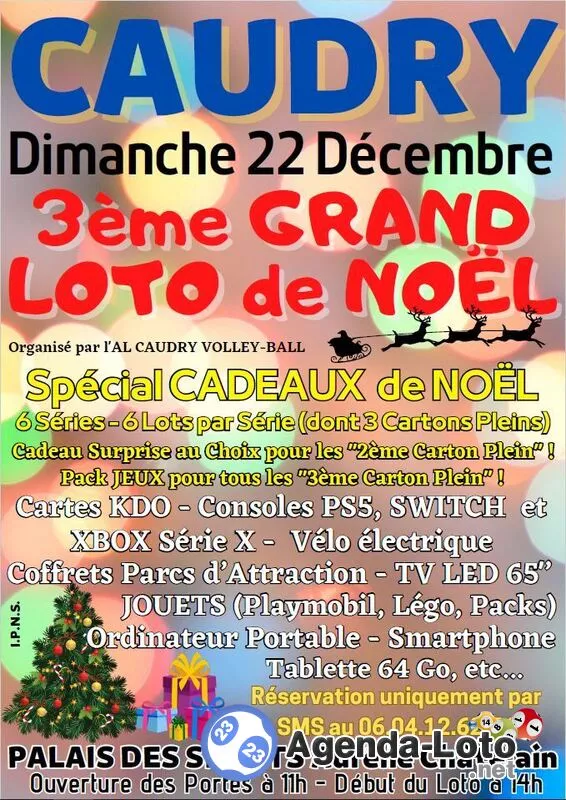 3Ème Grand Loto Special Cadeaux de Noël