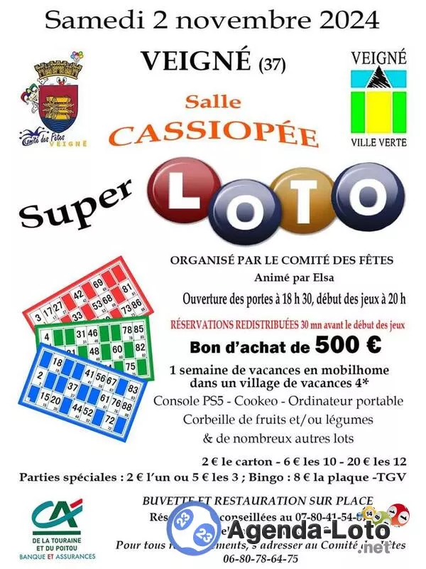 Super Loto du Comité des Fetes Animé par Elsa