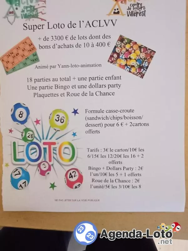 Super Loto de l'Aclvv