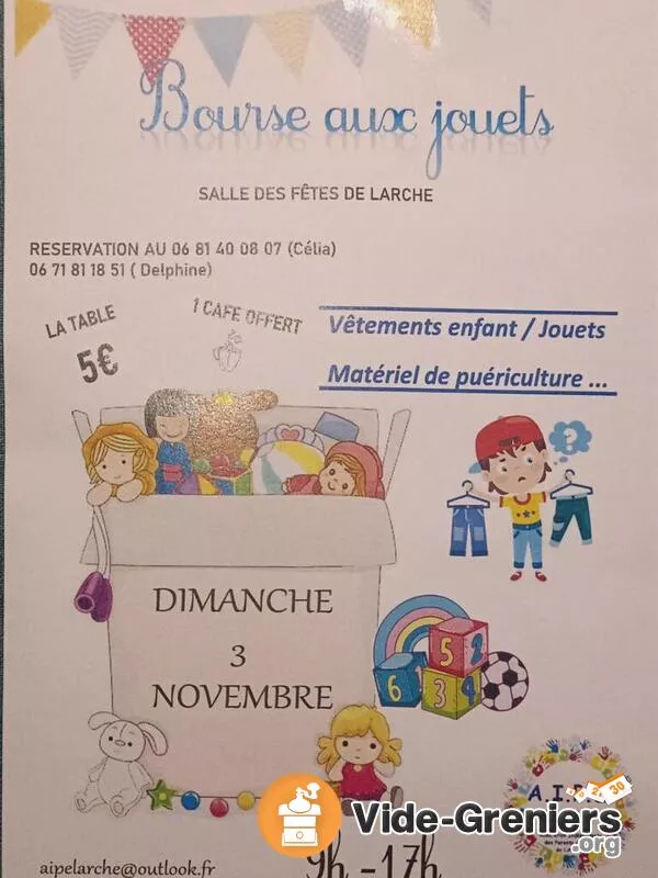 Bourse Aux Jouets, Vêtements Enfants, Puéricultures