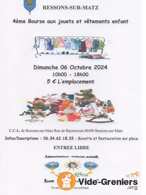 Bourse Aux Jouets et Vêtements Enfants