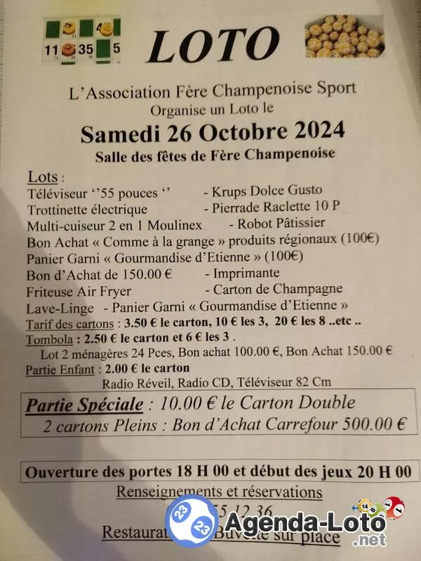 Loto Association Sportive de Fere Champenoise