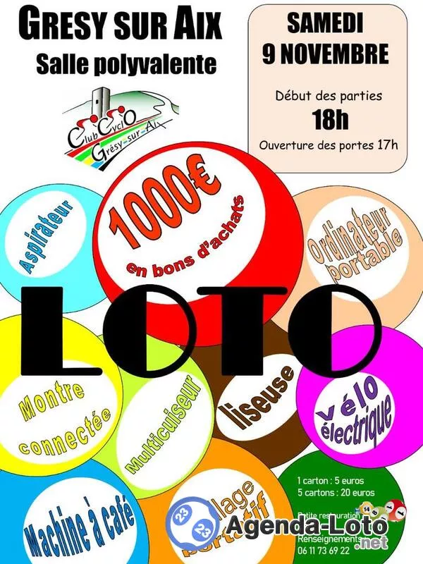 Loto du Club Cyclo de Gresy