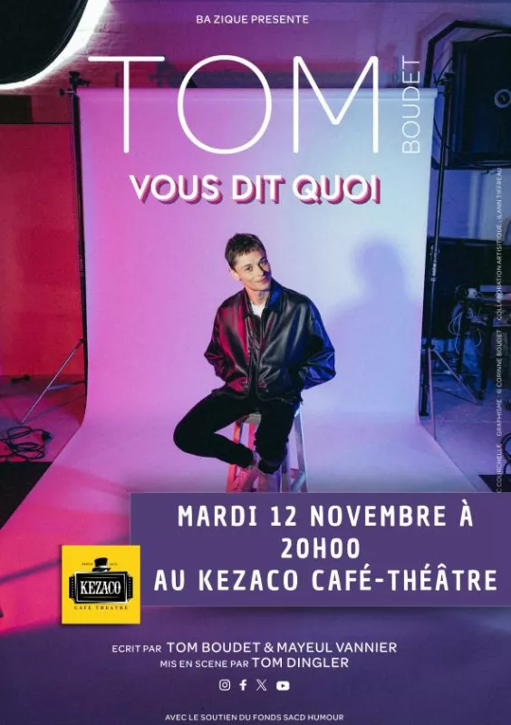 Tom Boudet dans Vous Dit Quoi