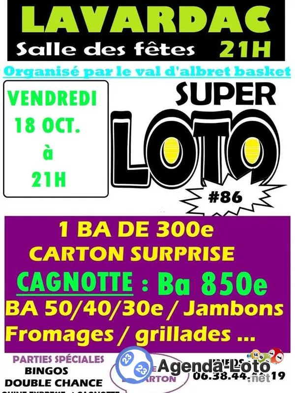 21H Super Loto du Vabasket