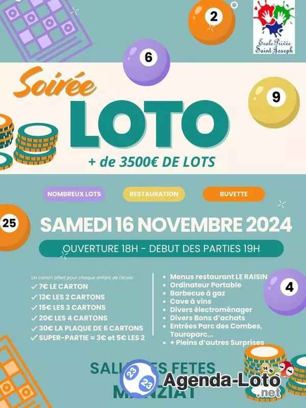 Loto École Privée St Joseph de Manziat