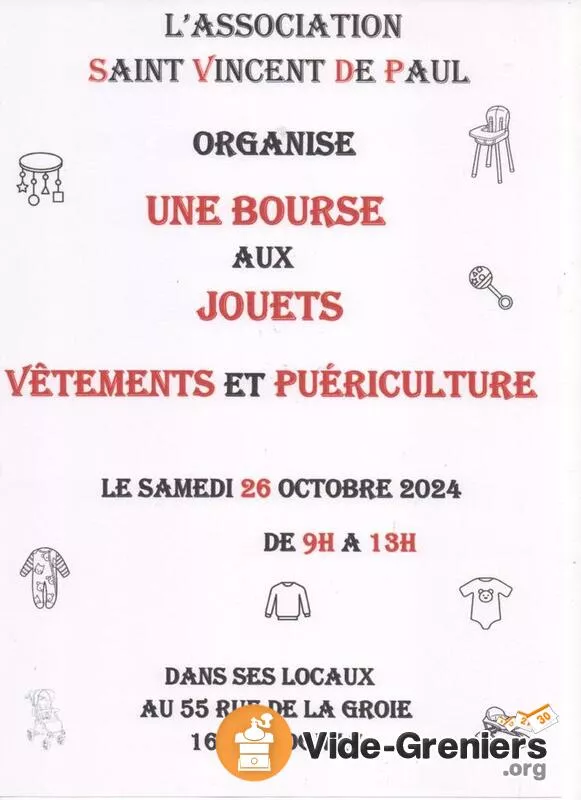 Bourse Aux Jouets, Vêtements et Puéri. de l'Association