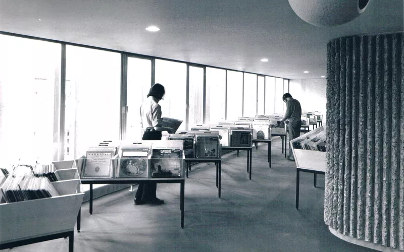 Showroom des Années 1970 à la Bibliothèque Andrée Chedid