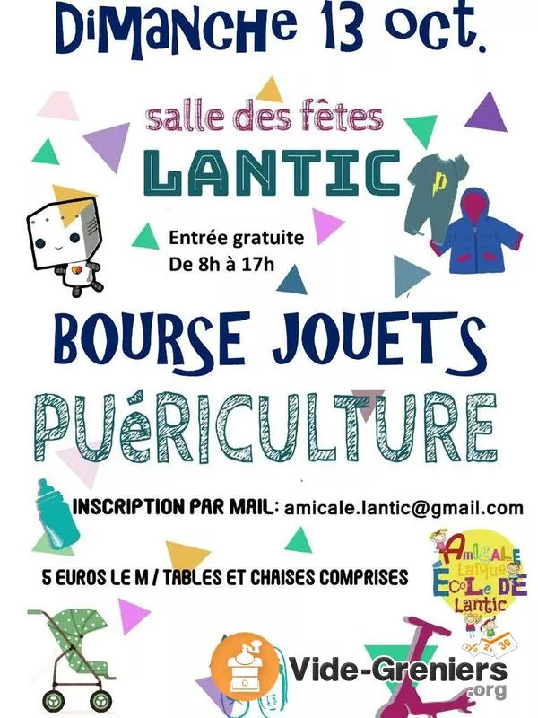 Bourse Jouets-Puériculture-Vêtements Enfants