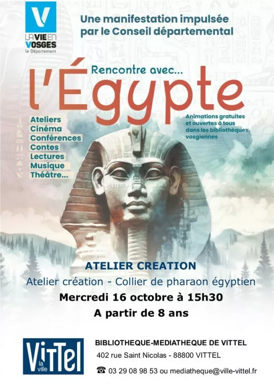 Rencontre avec l'Egypte-Atelier Créa'