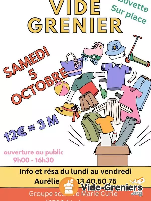 Vide-Greniers du Groupe Scolaire Marie Curie