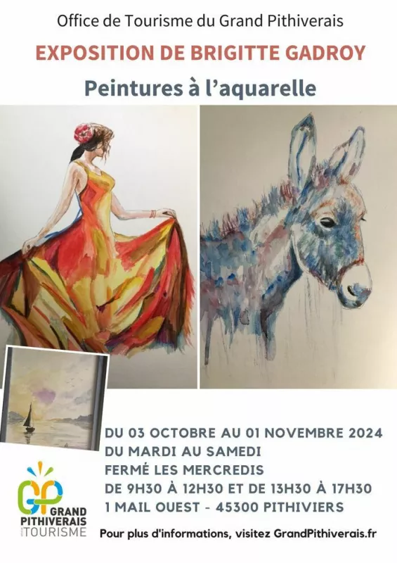 Exposition de Peintures de Brigitte Gadroy