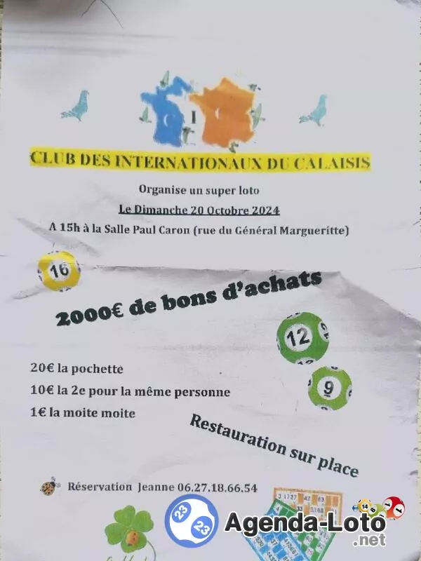 Super Loto Club Internationaux du Calaisis