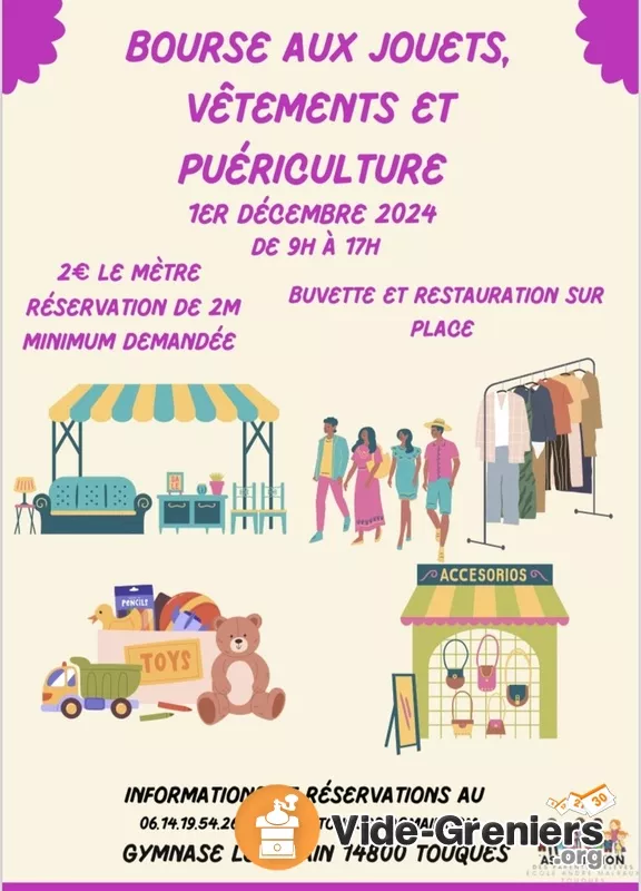 Bourse Jouets, Vêtements et Puériculture