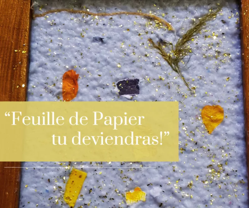 Atelier Fabrication de Papier Recyclé