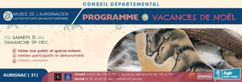 Programme Vacances de Noël au Musée