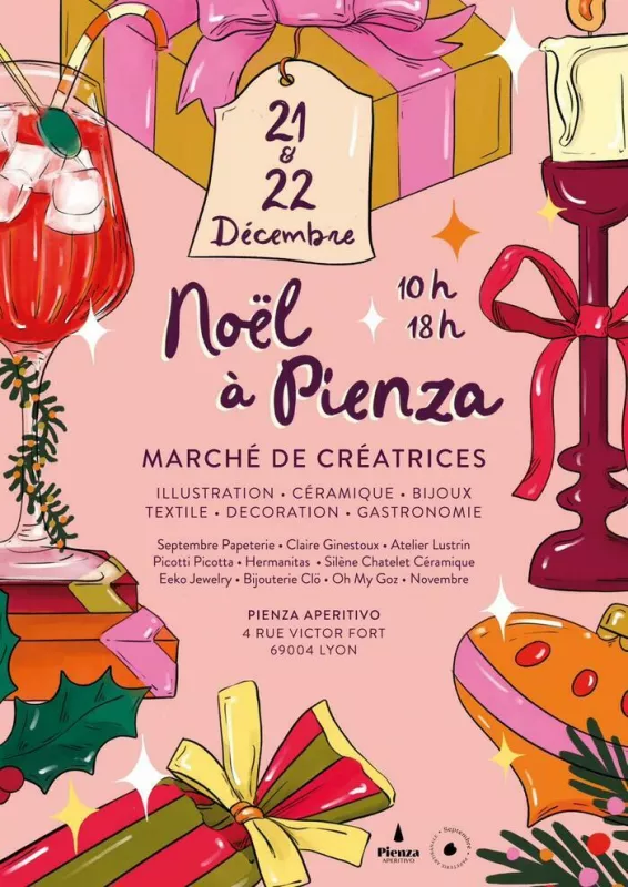 Noël à Pienza, Marché de Créatrices Lyonnaises