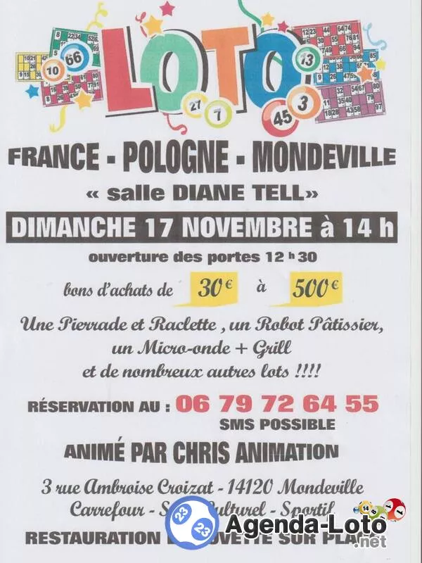 Loto France Pologne Anime par Chris Animation