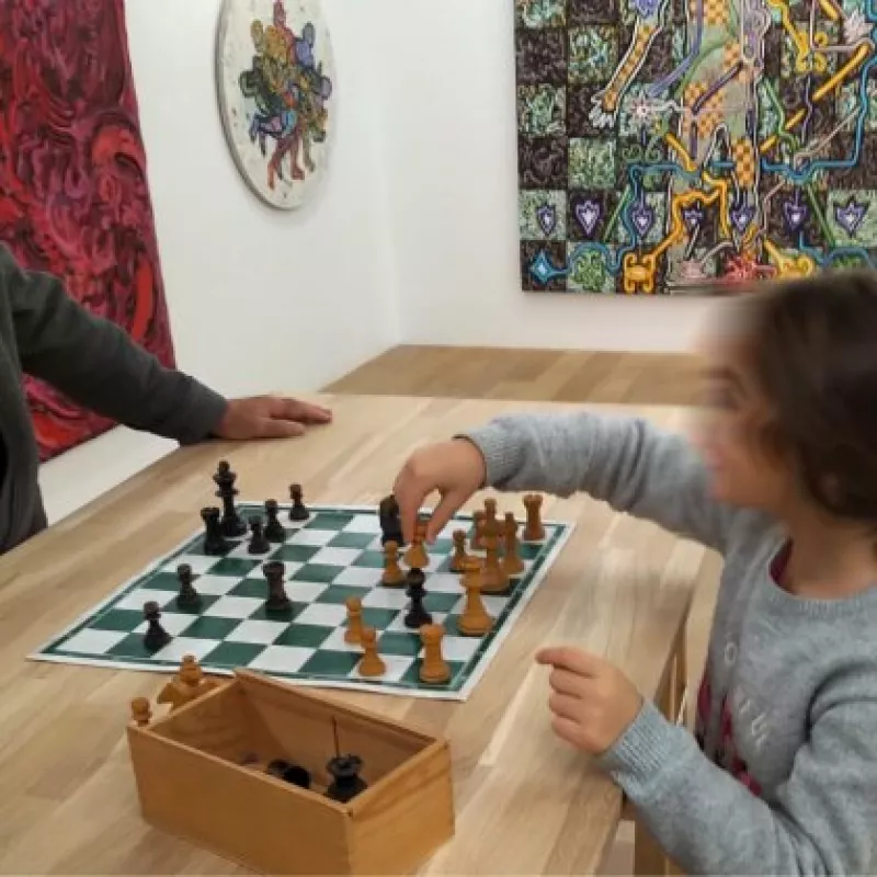 Partie d'Échecs en Simultanée