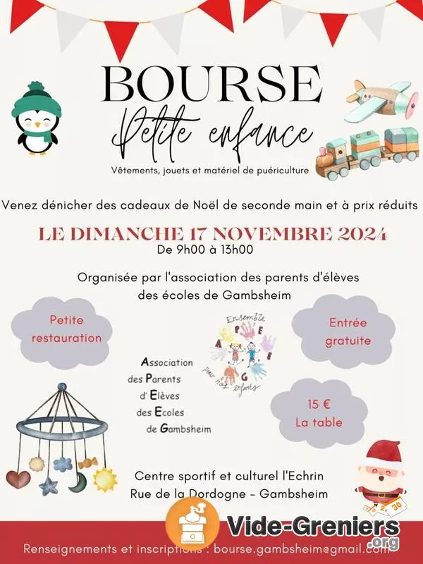 Bourse Aux Jouets, Vêtements et Matériel de Puériculture