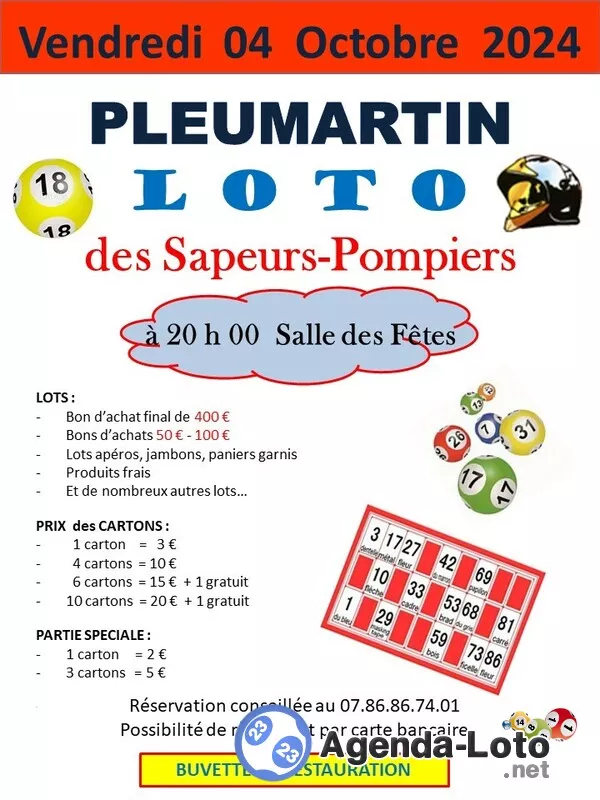 Loto des Sapeurs-Pompiers