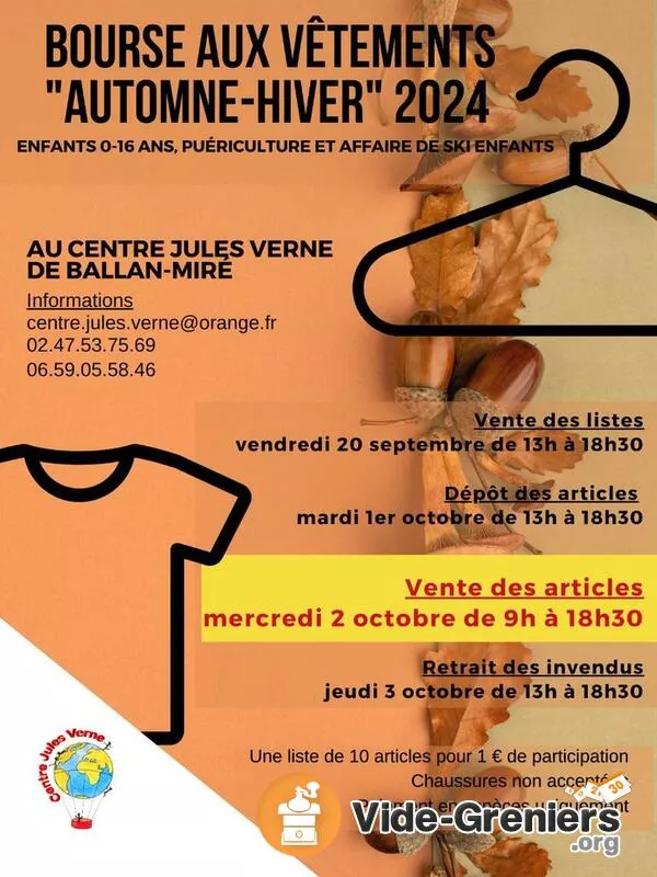 Bourse Aux Vêtements Automne-Hiver