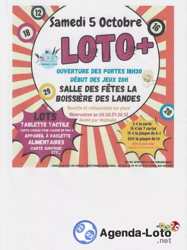 Super Loto Animé par Nathalie 90 Tirages