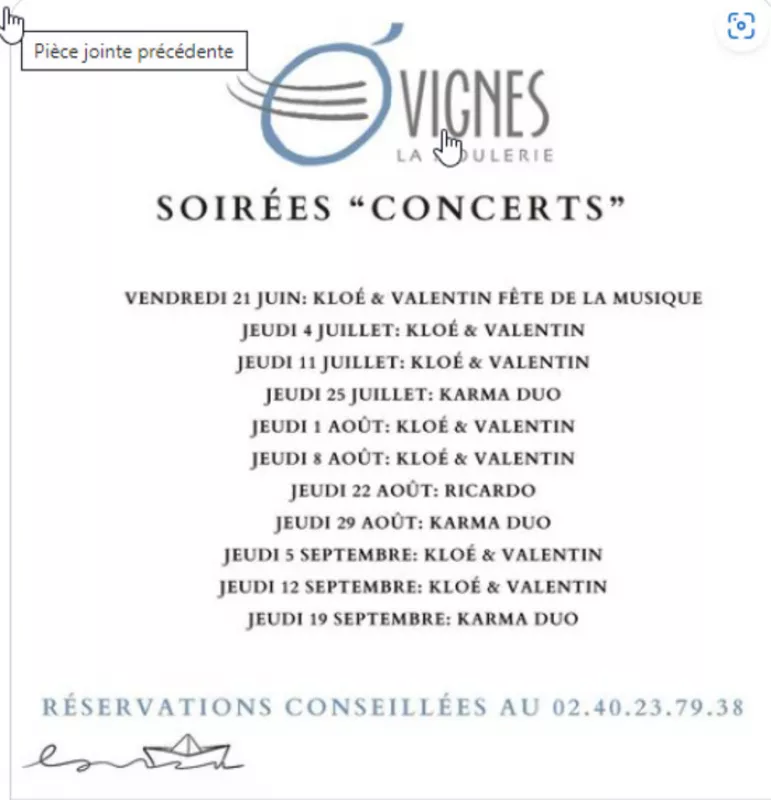 Jeudi Soirées «Concerts»