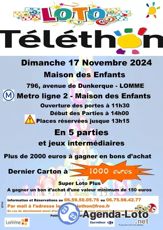 Super Loto au Profit du Téléthon