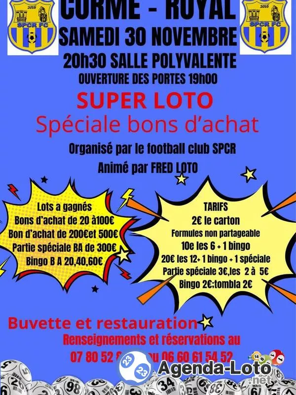 Loto du Football Club Spcr