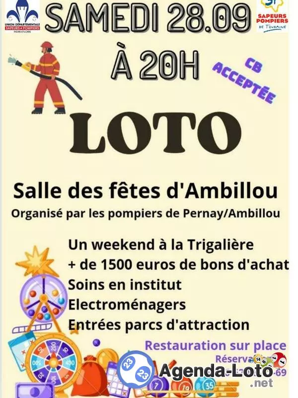 Loto des Pompiers de Pernay-Ambillou