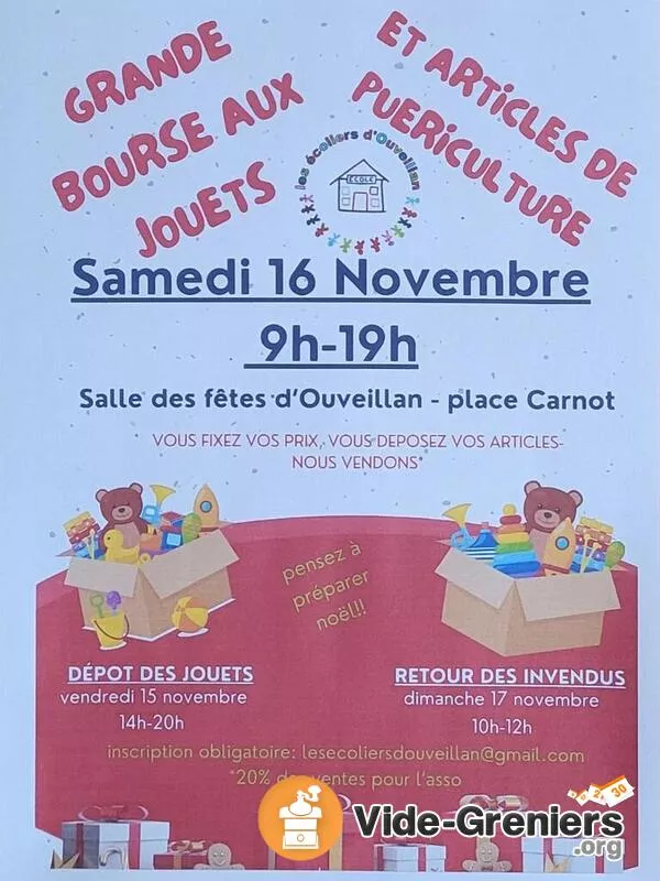 Bourse au Jouets et Articles de Puériculture