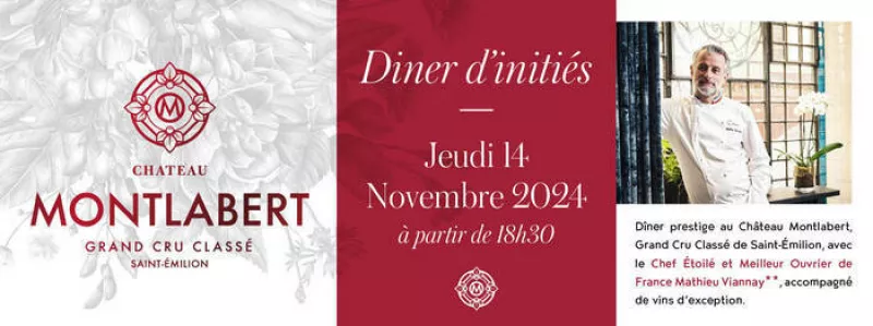 Dîner d'Initiés au Château Montlabert