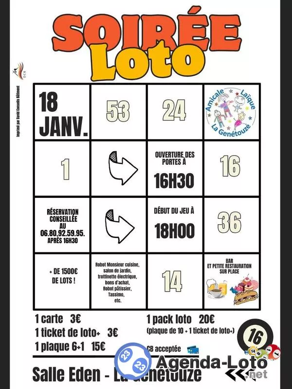 Loto de l'Amicale Laïque