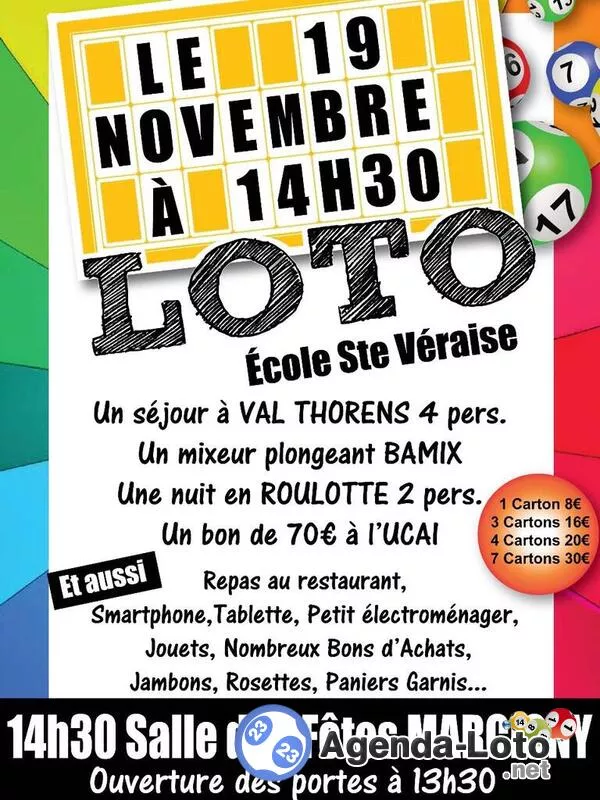 Loto École Ste Véraise Marcigny