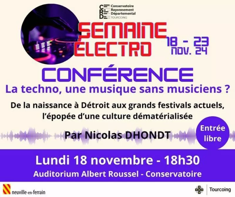 Conférence : la Techno, une Musique Sans Musiciens ?