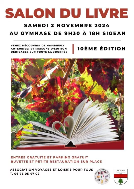 10Ème Edition du Livre en Fête à Sigean (11130)