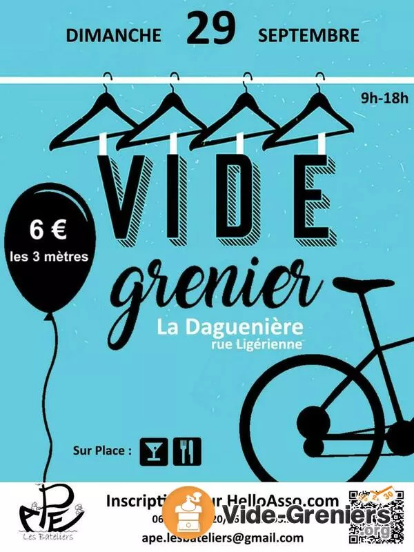 Vide Grenier la Daguenière 29 Septembre 2024