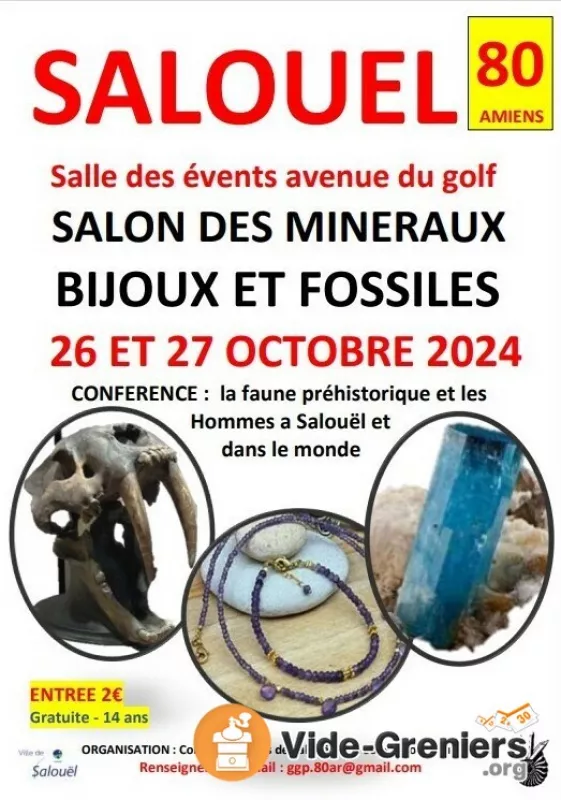 Salon des Minéraux, Fossiles et Bijoux de Salouël 80480