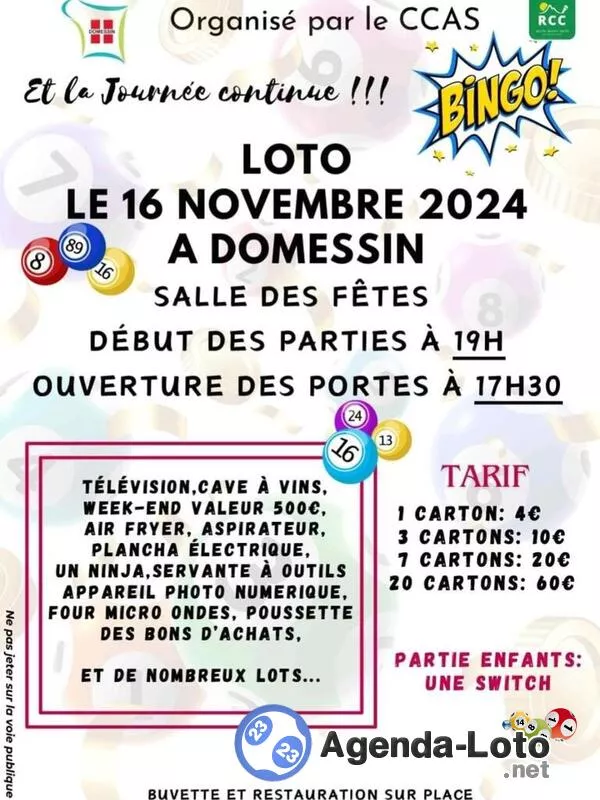 Loto Organise par le Ccas