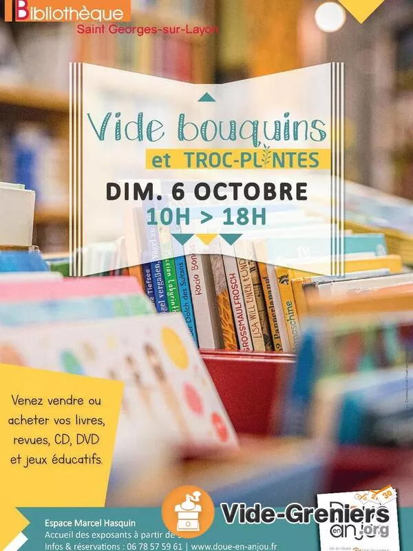 Vide Bouquins-Dvd-Cd