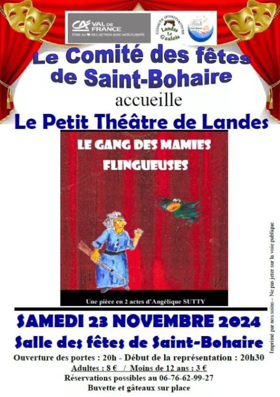 Soirée Théâtre à Saint-Bohaire