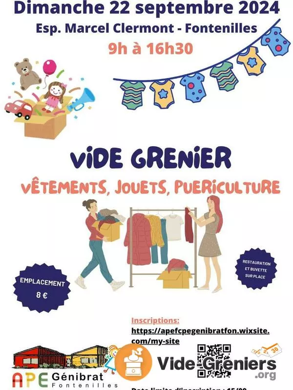 Vide Grenier de l'Ape de l'École Génibrat