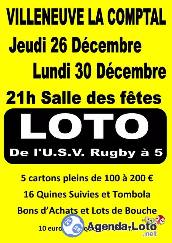 Loto de l'Usv Rugby a 5