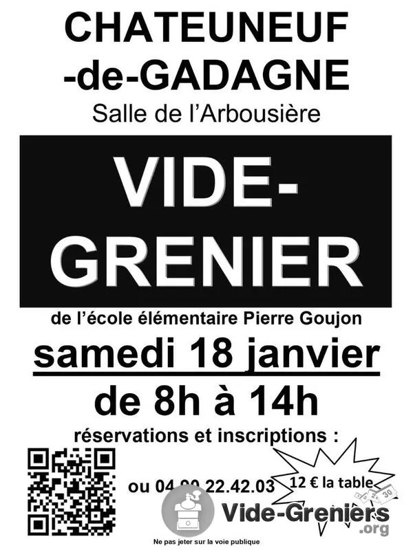 Vide Grenier de l'École Élémentaire