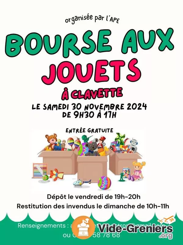 Bourse Aux Jouets-Clavette