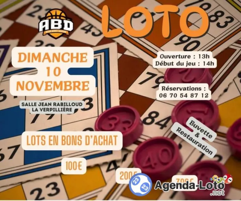 Grand Loto de l'Avenir Basket Dauphiné