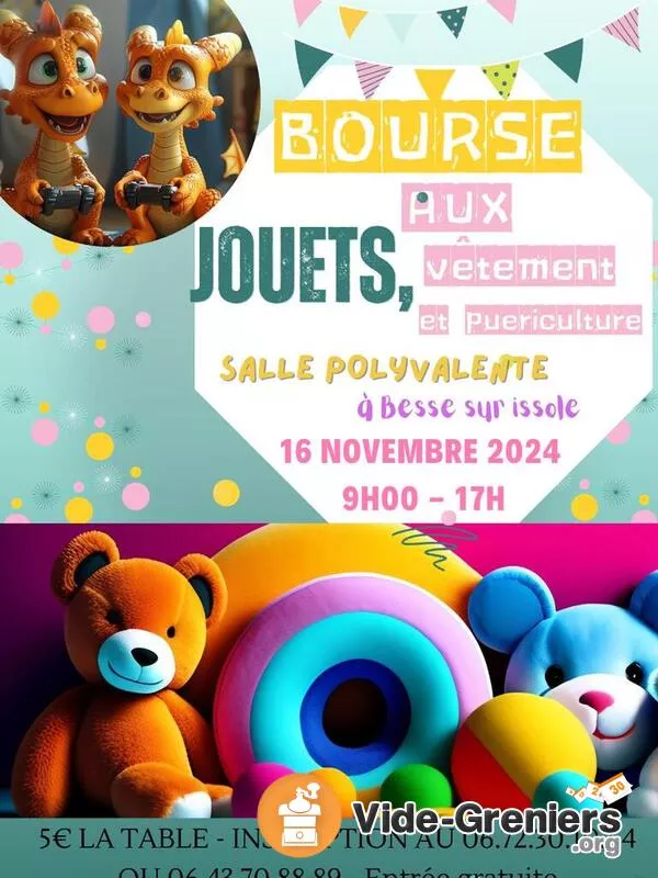 Bourse Aux Jouets et Vêtements Puériculture