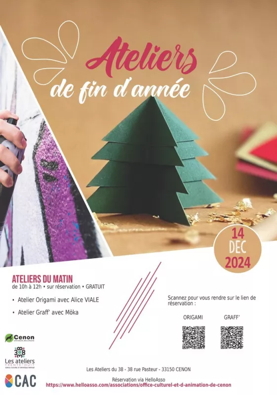 Ateliers Créatifs : Origami & Graffiti